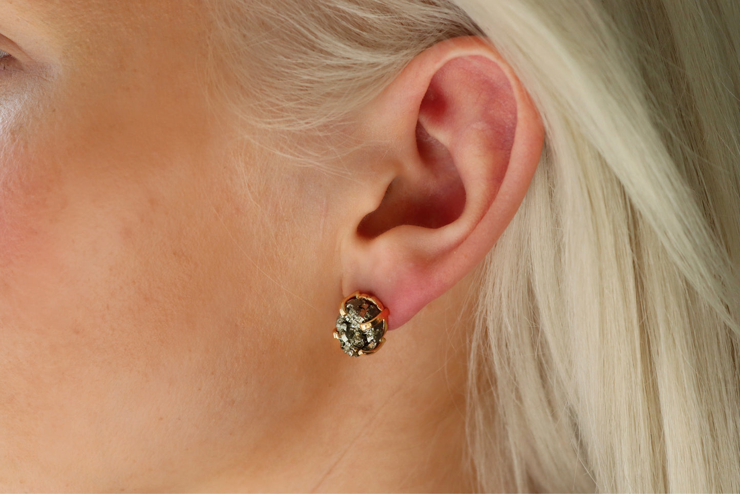 PYRITE earrings