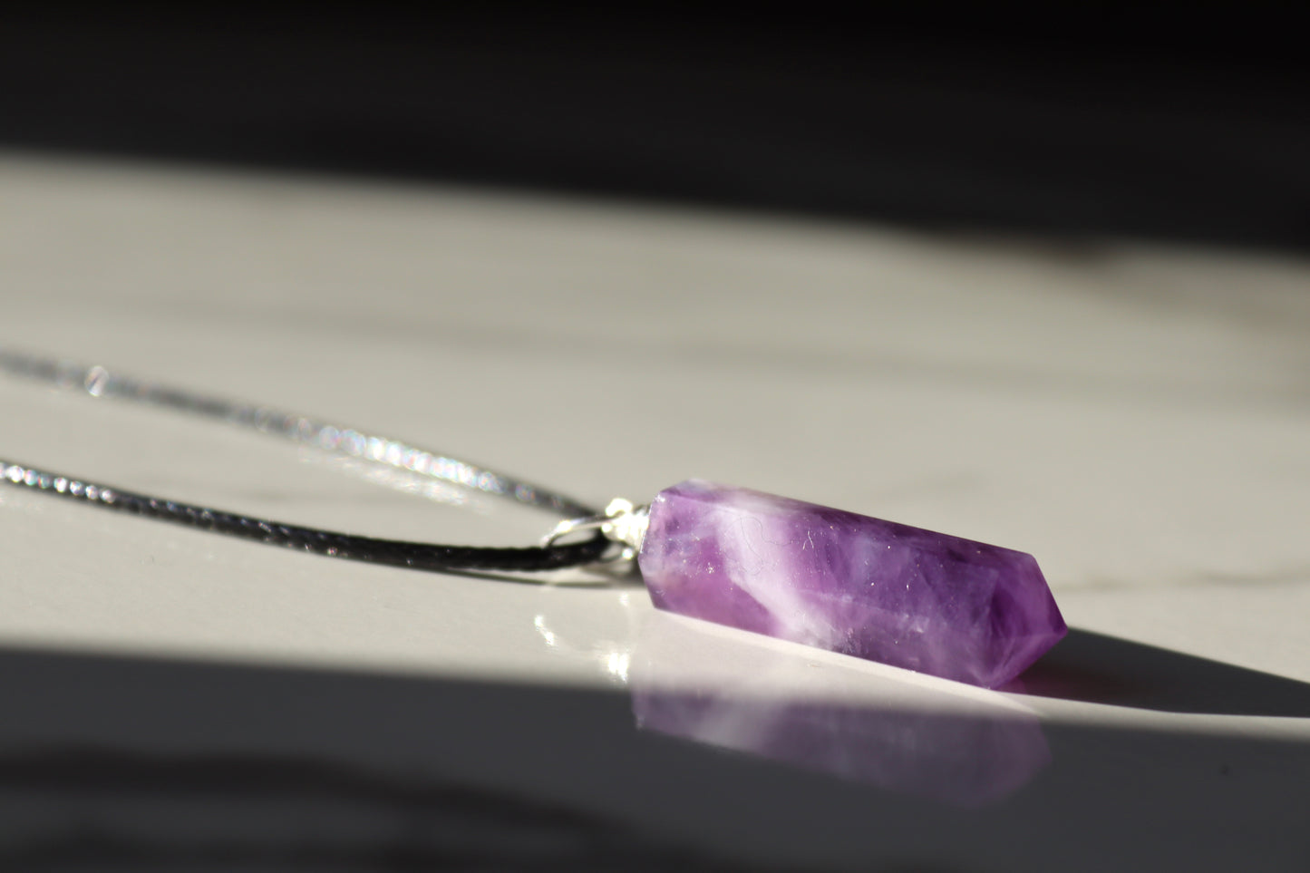 Purple Vibes - Chevron-AMETHYST Halskette