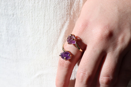 AMETHYST double ring